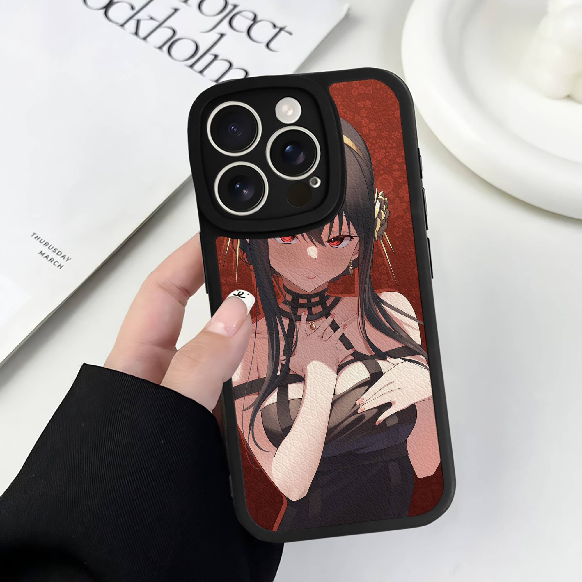 （画像用） SPY×FAMILY间谍家家酒 【iPhone 16シリーズ対応】シリコンスマホケース（レザー調） 材質：シリコン